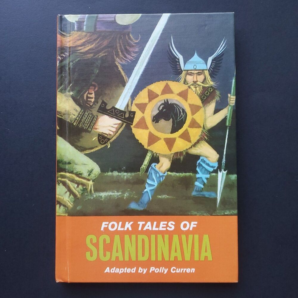 Folk Tales of Scandinavia Adapted by Polly Curren VTG HC 1962 Library Edition